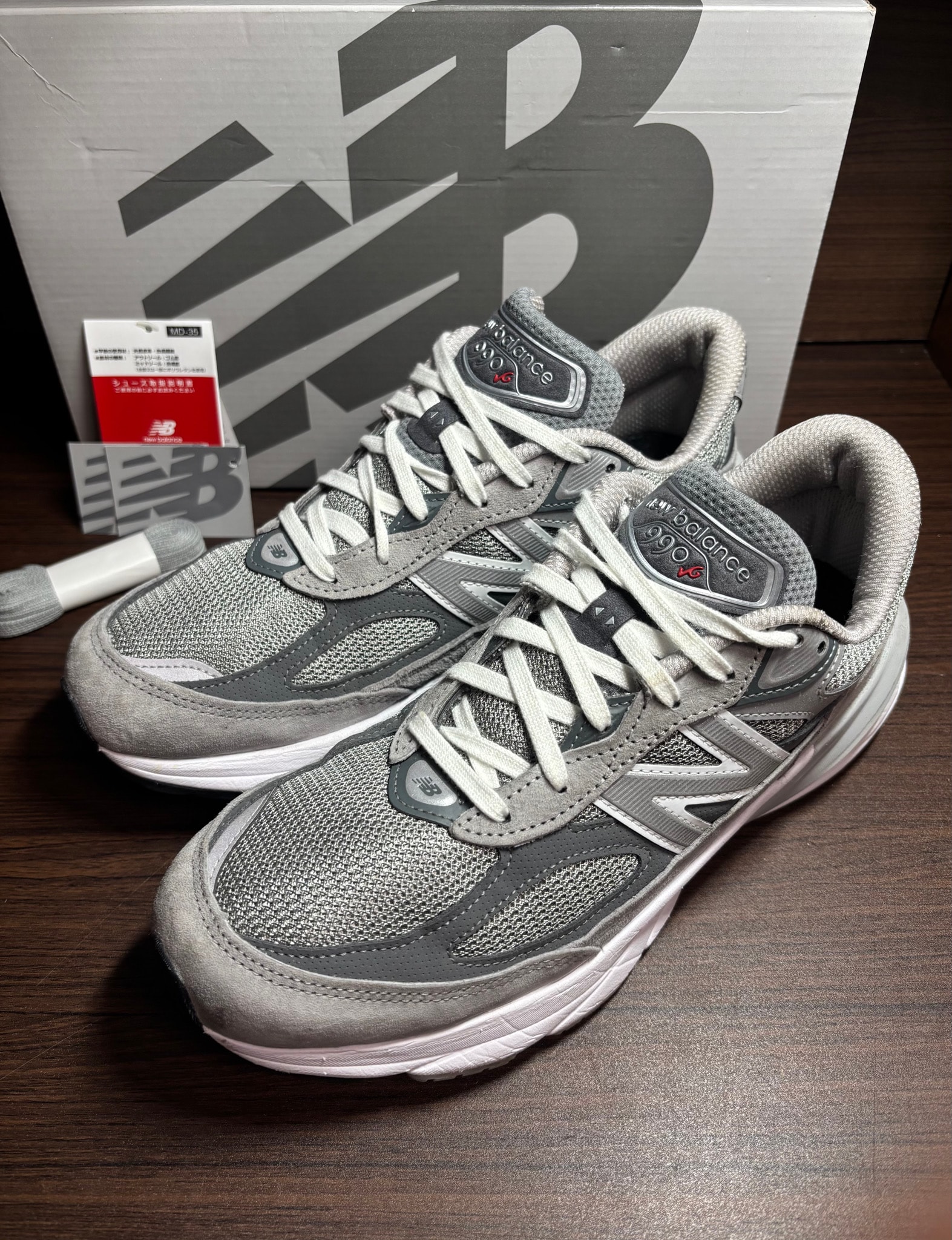 New Balance 990V6 "Gray" (Heel Logo USA) (M990GL6)