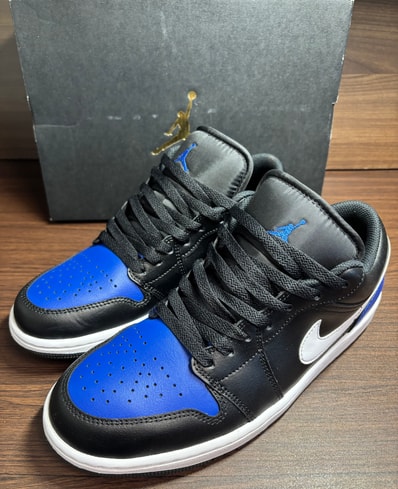 Nike Air Jordan 1 Low "Black/Game Royal/White"