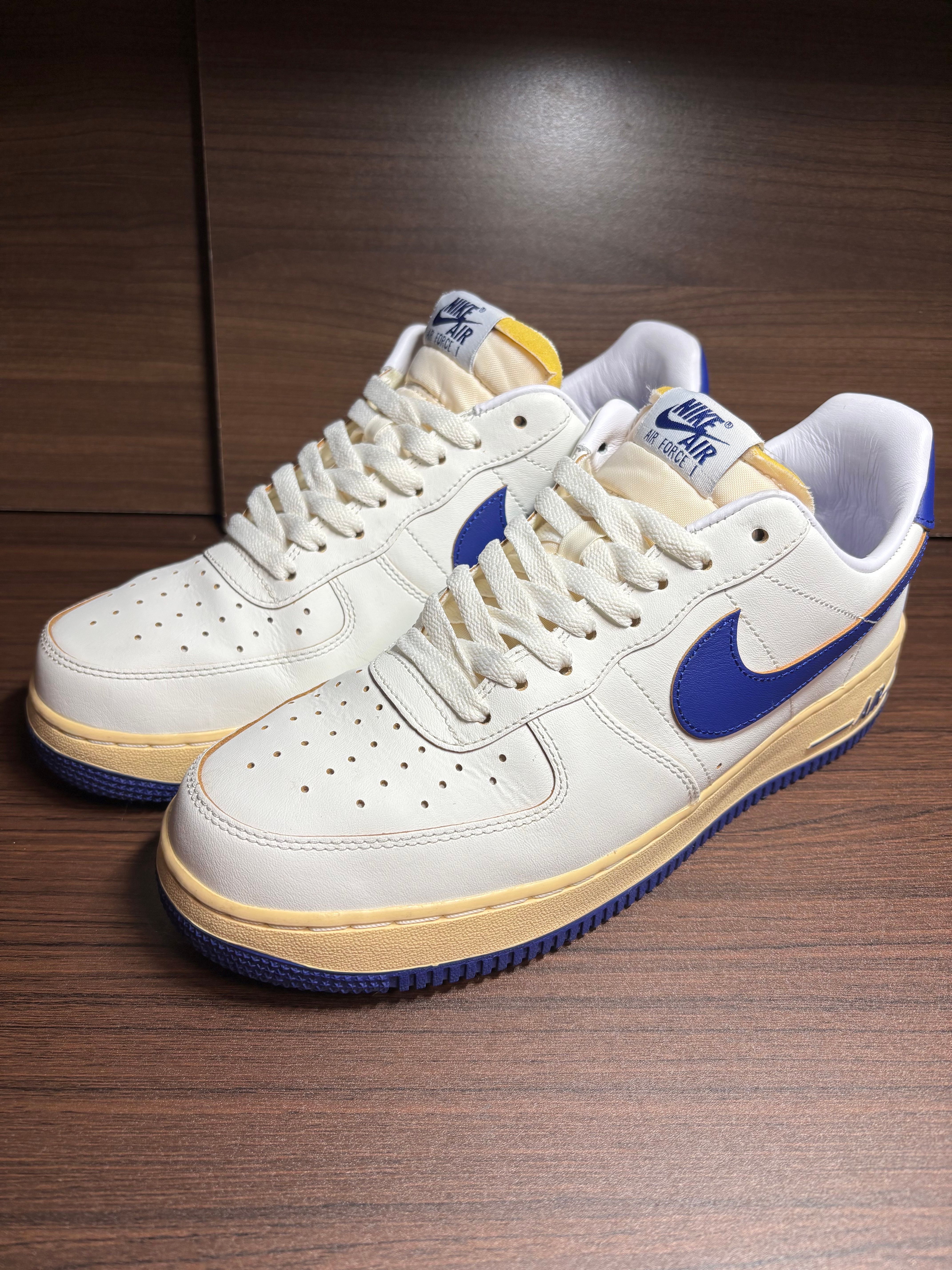 Nike Women's Air Force 1 '07 "Sail/Pale Vanilla/Gold Suede/Deep Royal Blue"