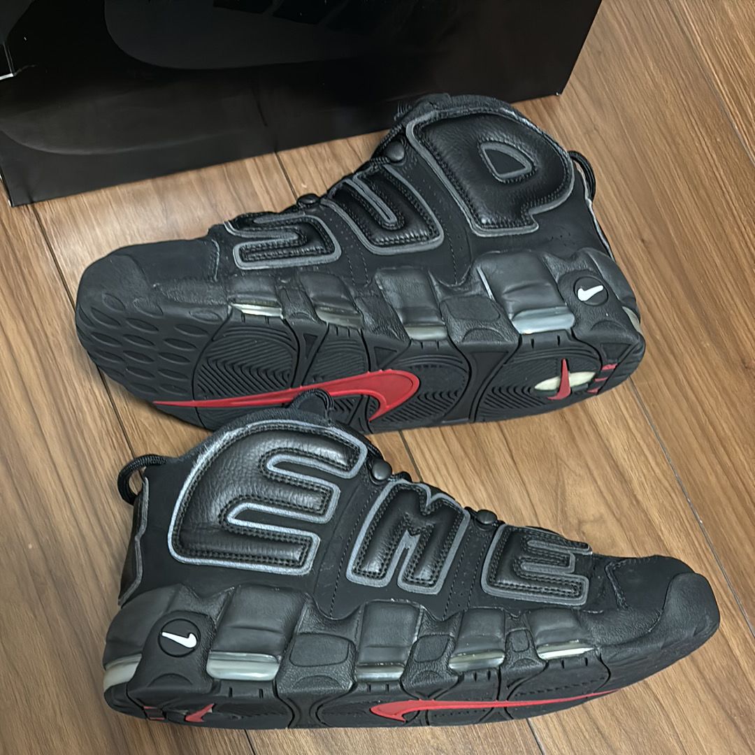 Supreme × Nike Air More Uptempo "Black"