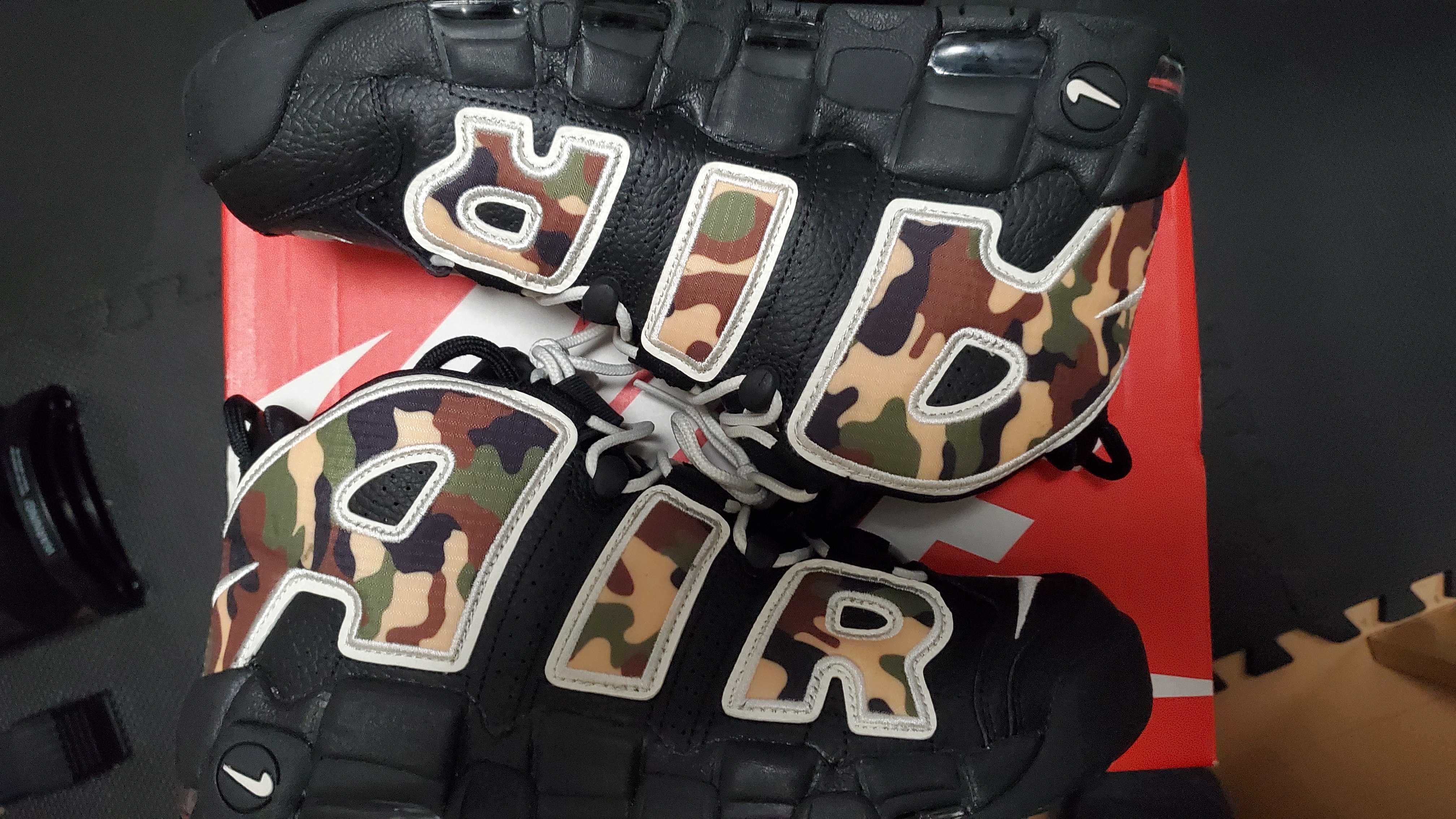 NIKE AIR MORE UPTEMPO "BLACK CAMO"