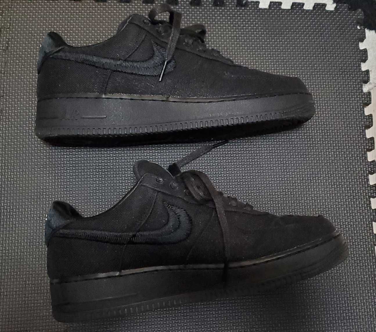 Stussy × Nike Air Force 1 Low "Triple Black"