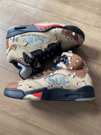 Supreme × Nike Air Jordan 5 Retro "Desert Camo"