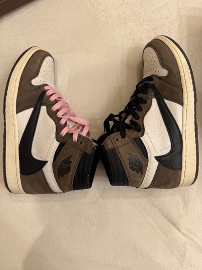 Travis Scott × Nike Air Jordan 1 Retro High OG TS SP "Sail/Dark Mocha"
