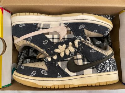 Travis Scott × Nike SB Dunk Low "Black/Parachute Beige"