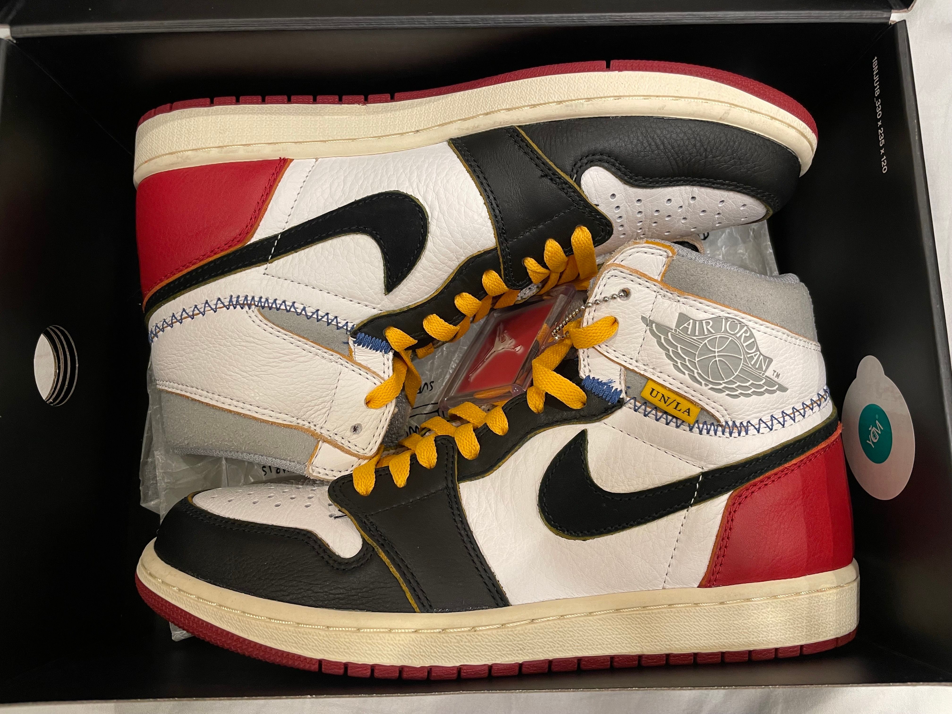 UNION × Nike Air Jordan 1 Retro High OG NRG "Varsity Red/Wolf Grey"