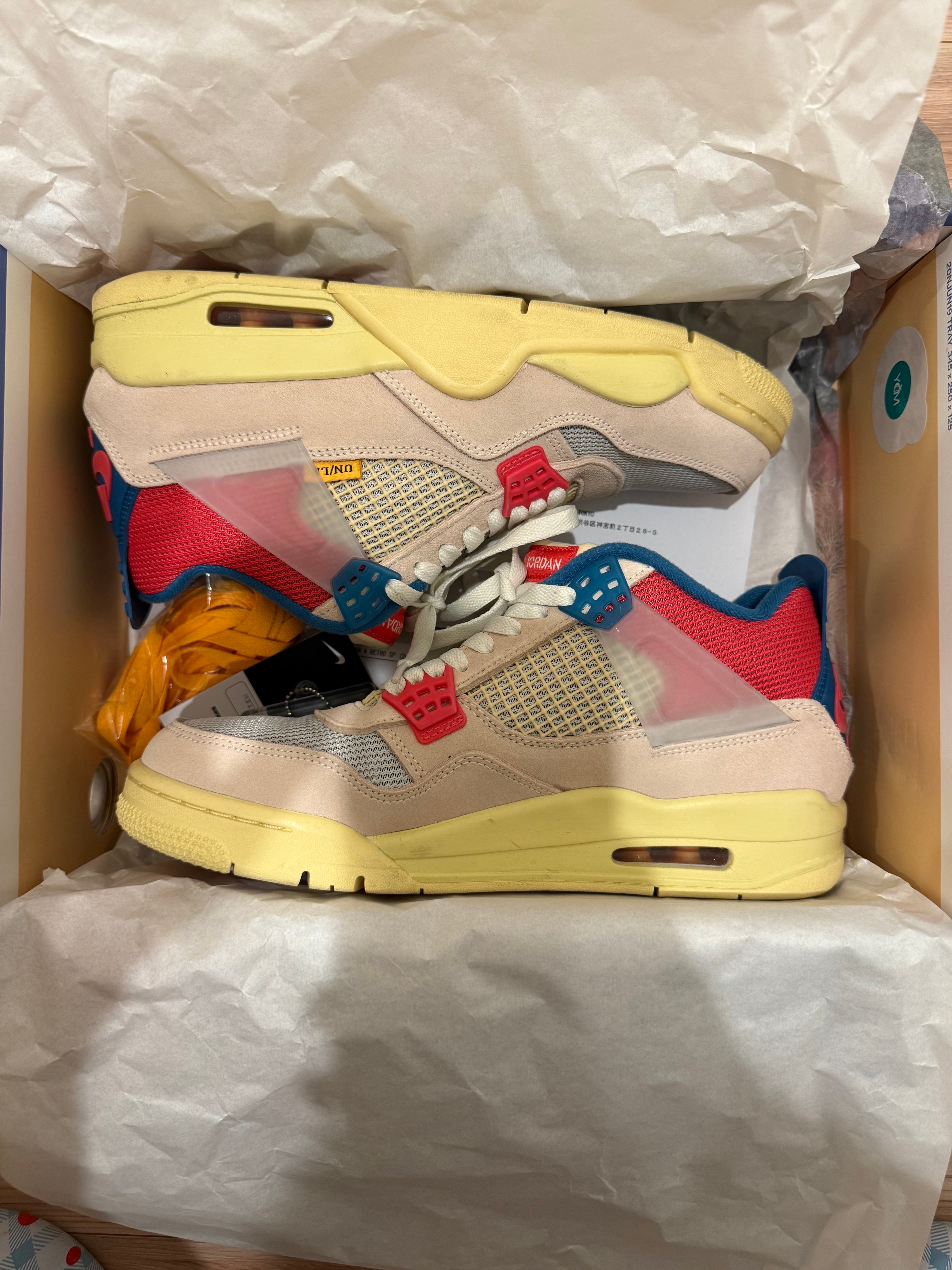 UNION × Nike Air Jordan 4 SP "Guava Ice/Light Fusion Red"