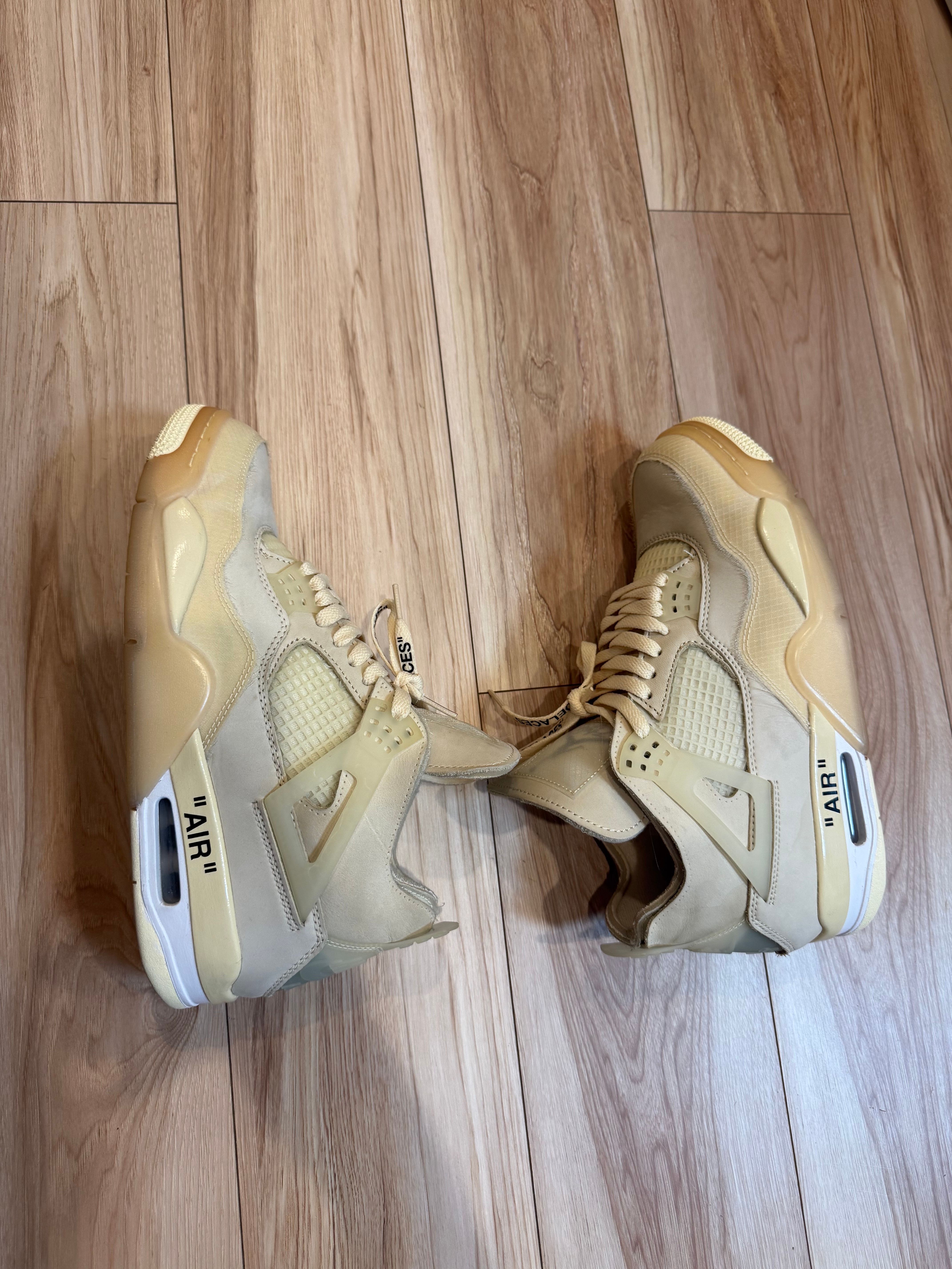 Off-White × Nike Women's Air Jordan 4 SP "Sail"