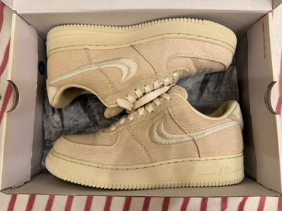 Stussy × Nike Air Force 1 Low "Fossil Stone"