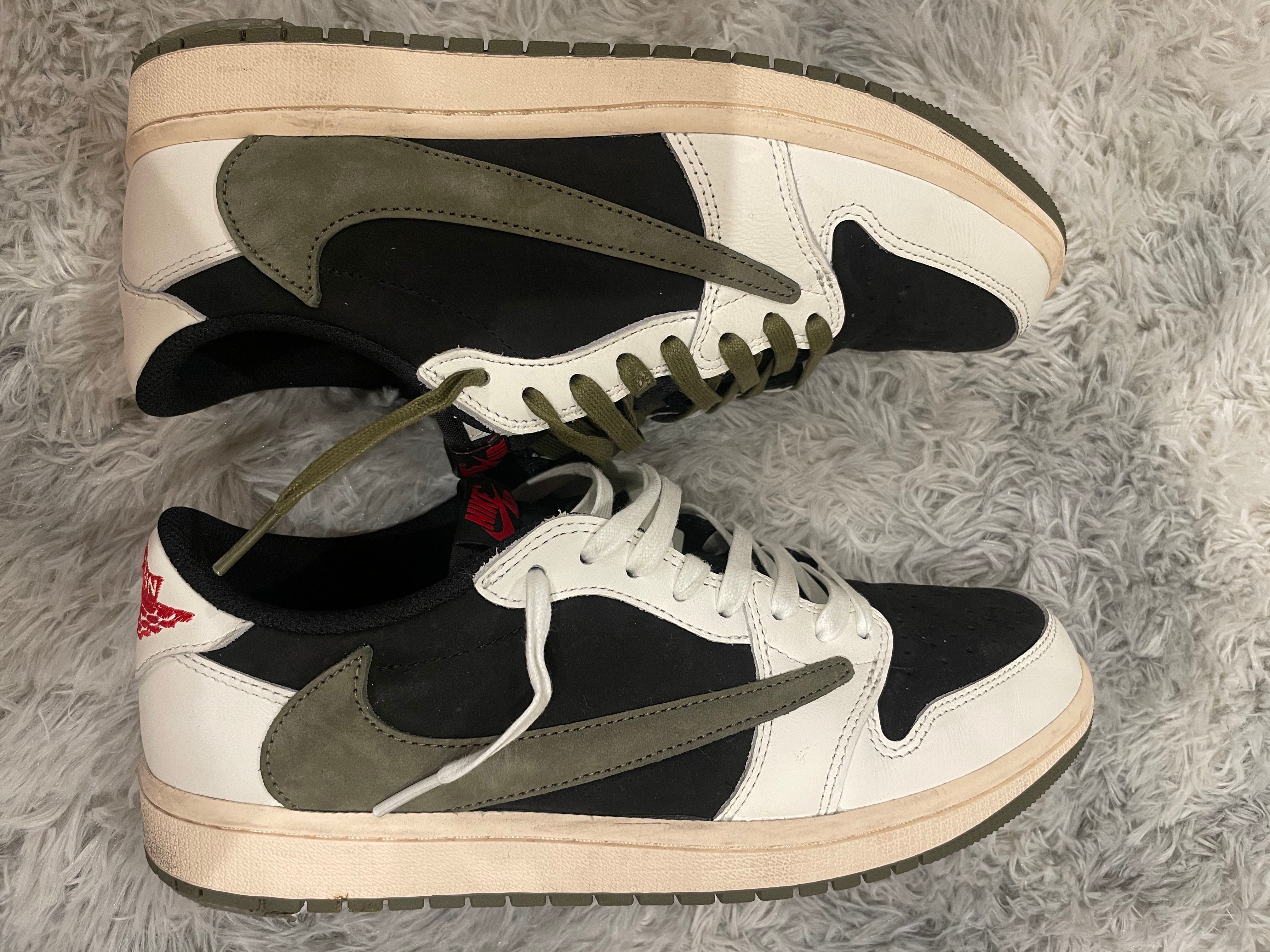 Travis Scott × Nike Women's Air Jordan 1 Low OG "Medium Olive"
