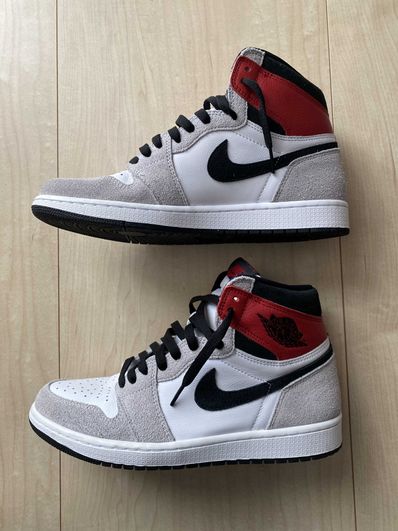 Nike Air Jordan 1 High OG "White/Black/Light Smoke Grey"