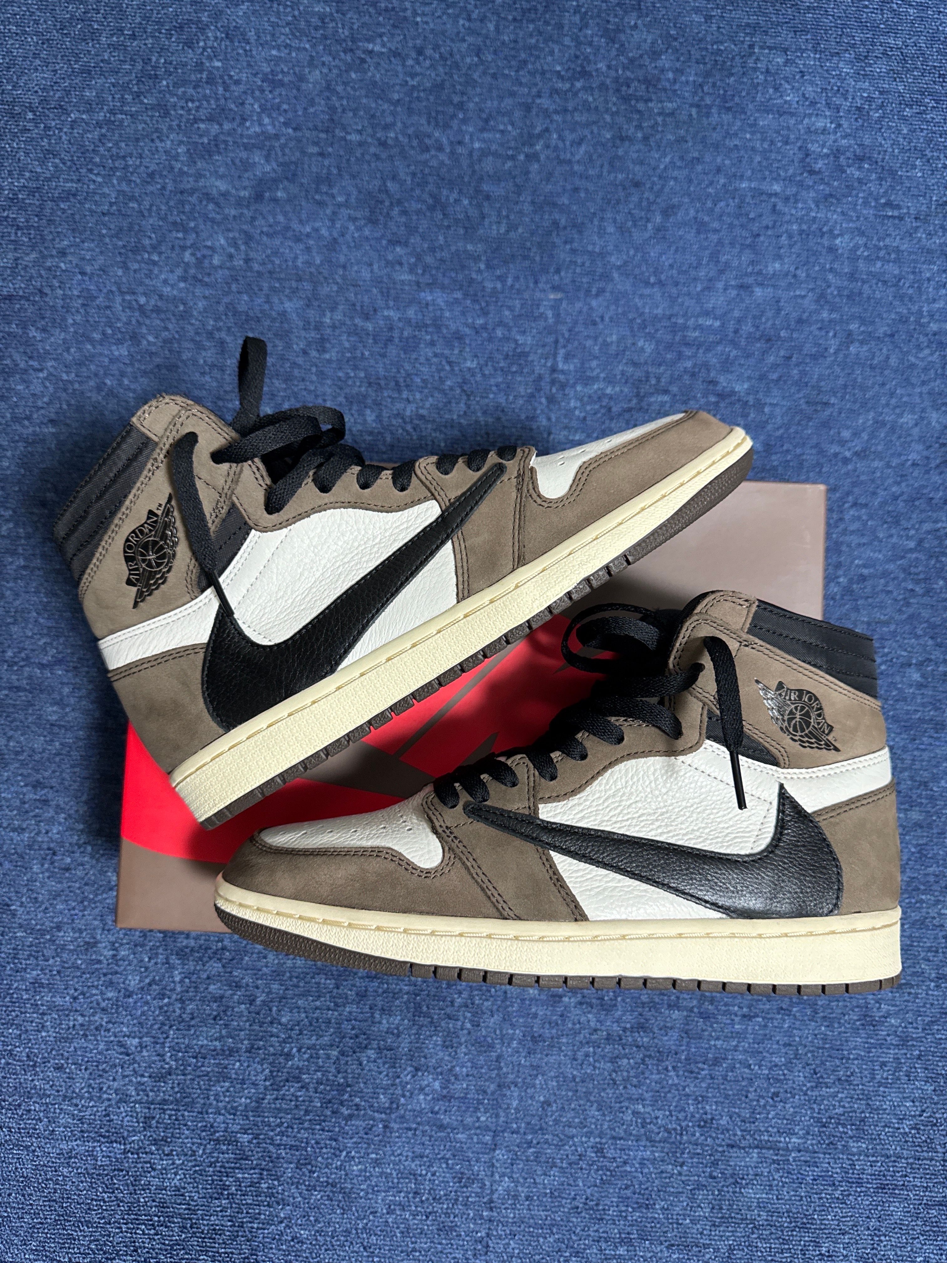 Travis Scott × Nike Air Jordan 1 Retro High OG TS SP "Sail/Dark Mocha"