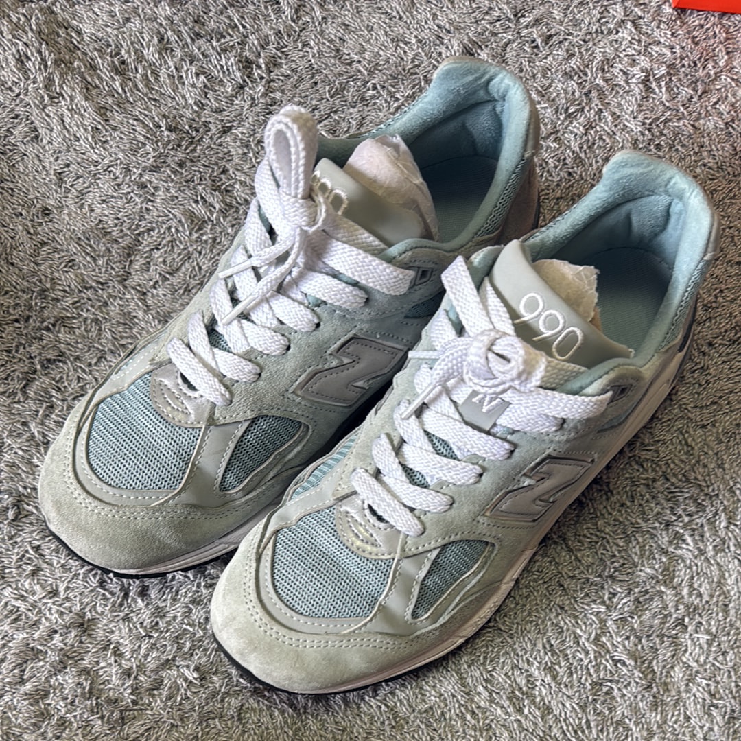 KITH × New Balance 990V2 "Storm Blue"