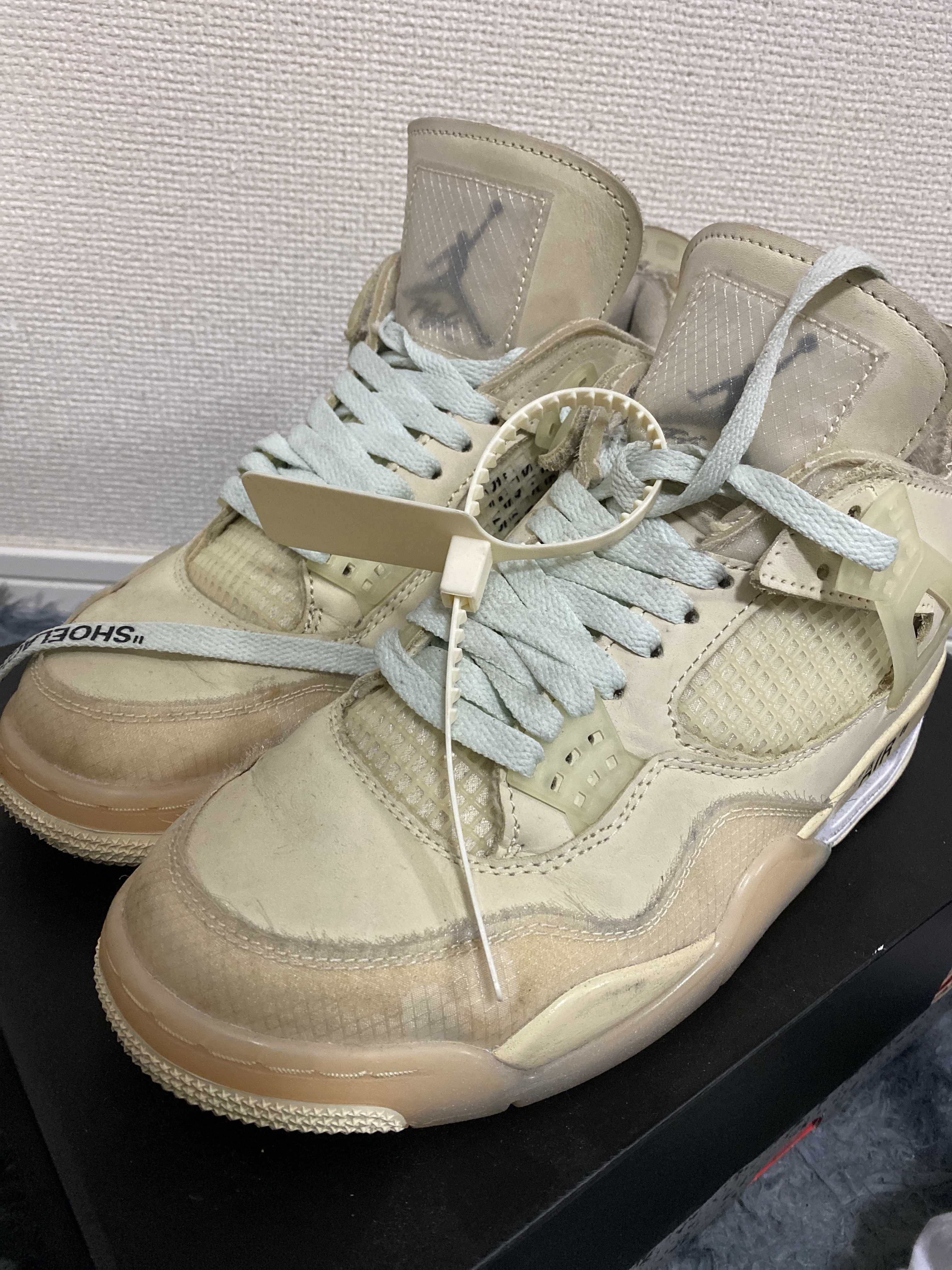 Off-White × Nike Women's Air Jordan 4 SP "Sail"