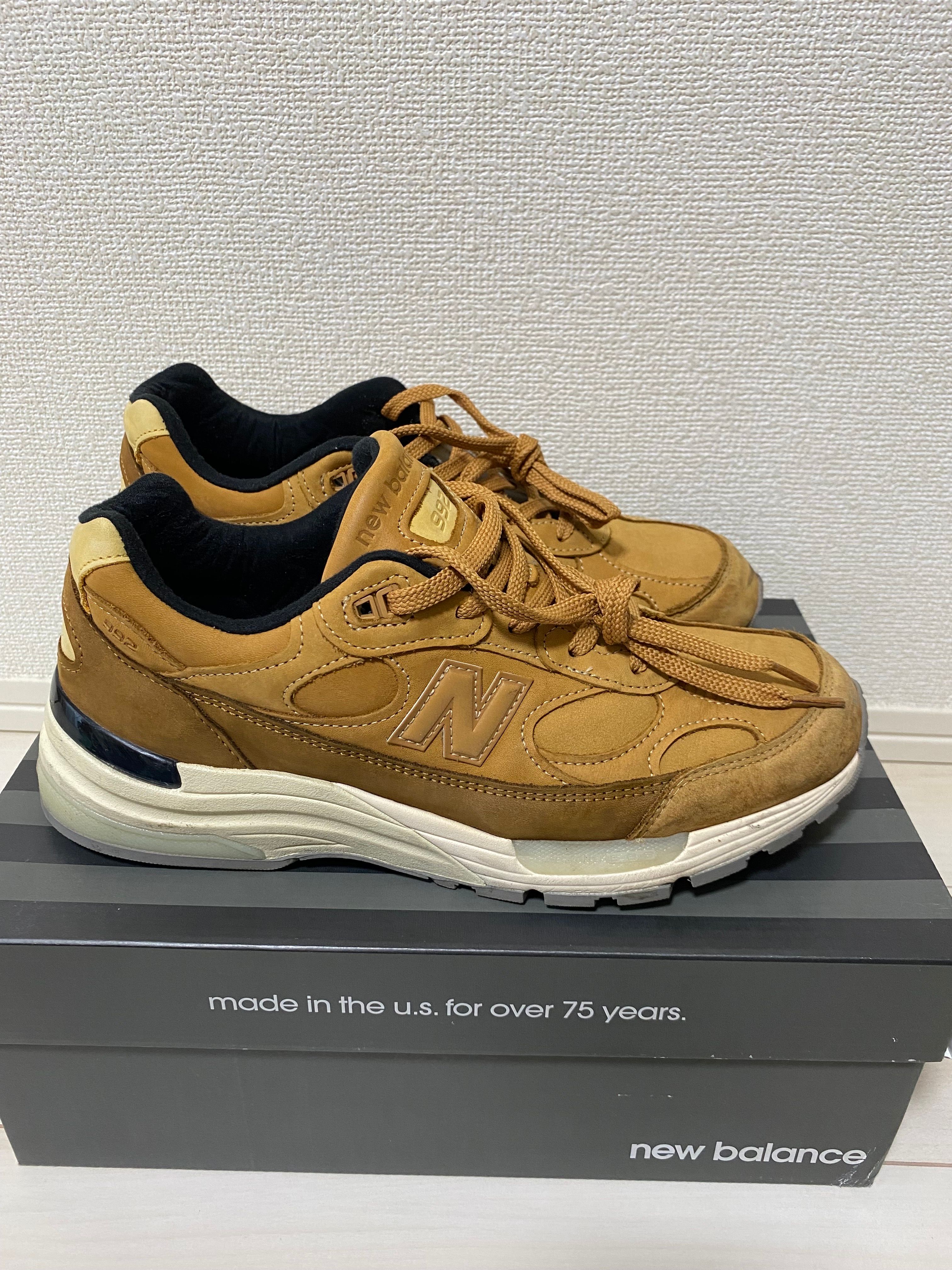 New Balance 992 Made in USA "Tan/Brown"