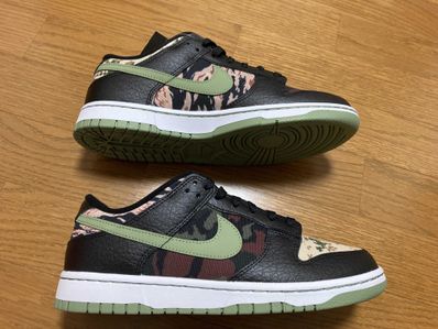 NIKE DUNK LOW SE "BLACK MULTI CAMO"