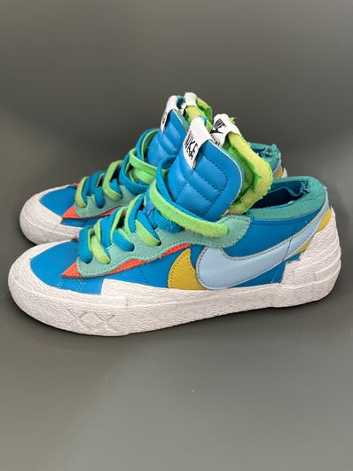 KAWS × sacai × Nike Blazer Low "Neptune Blue"