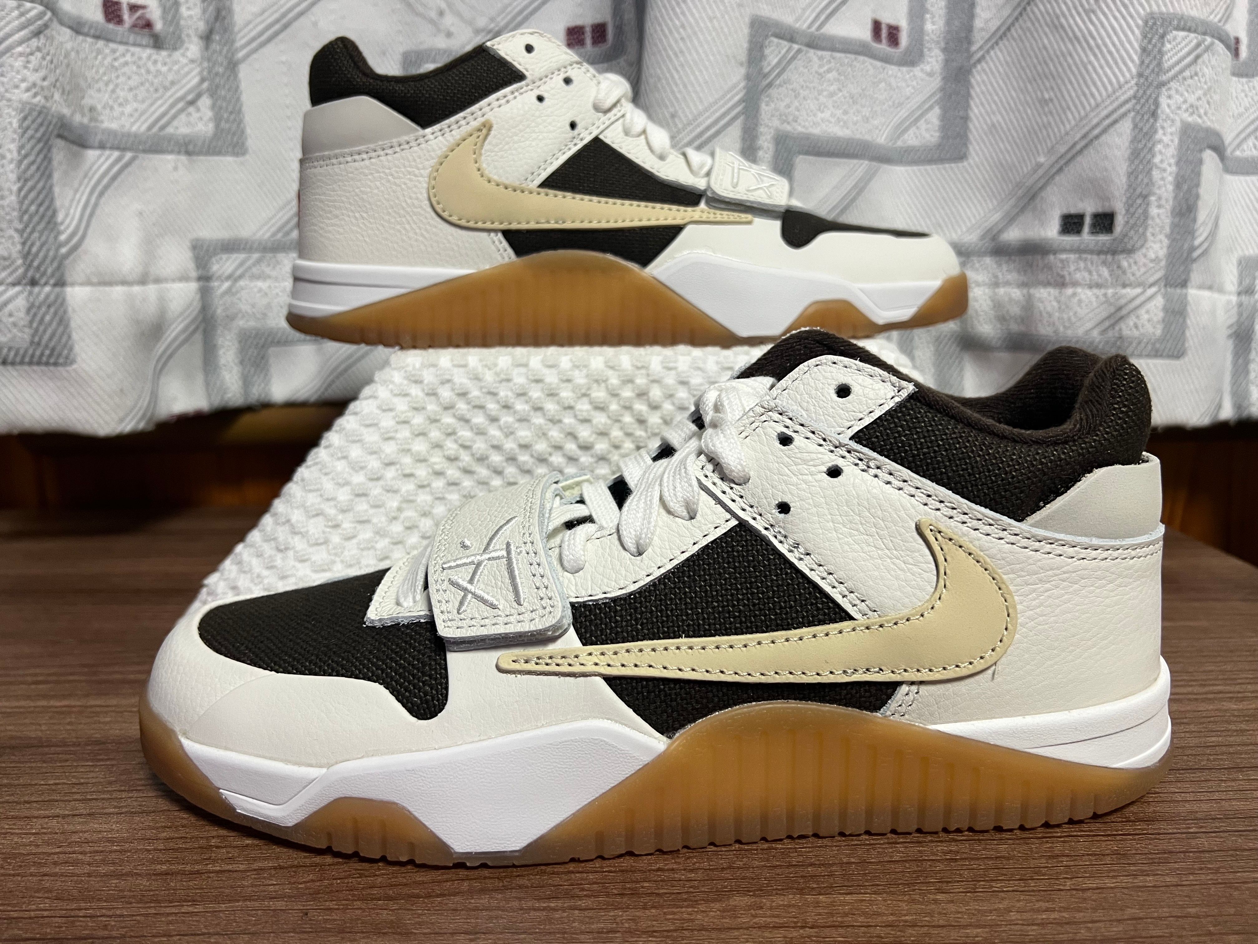 Travis Scott × Nike Jordan Jumpman Jack TR "Sail and Dark Mocha"