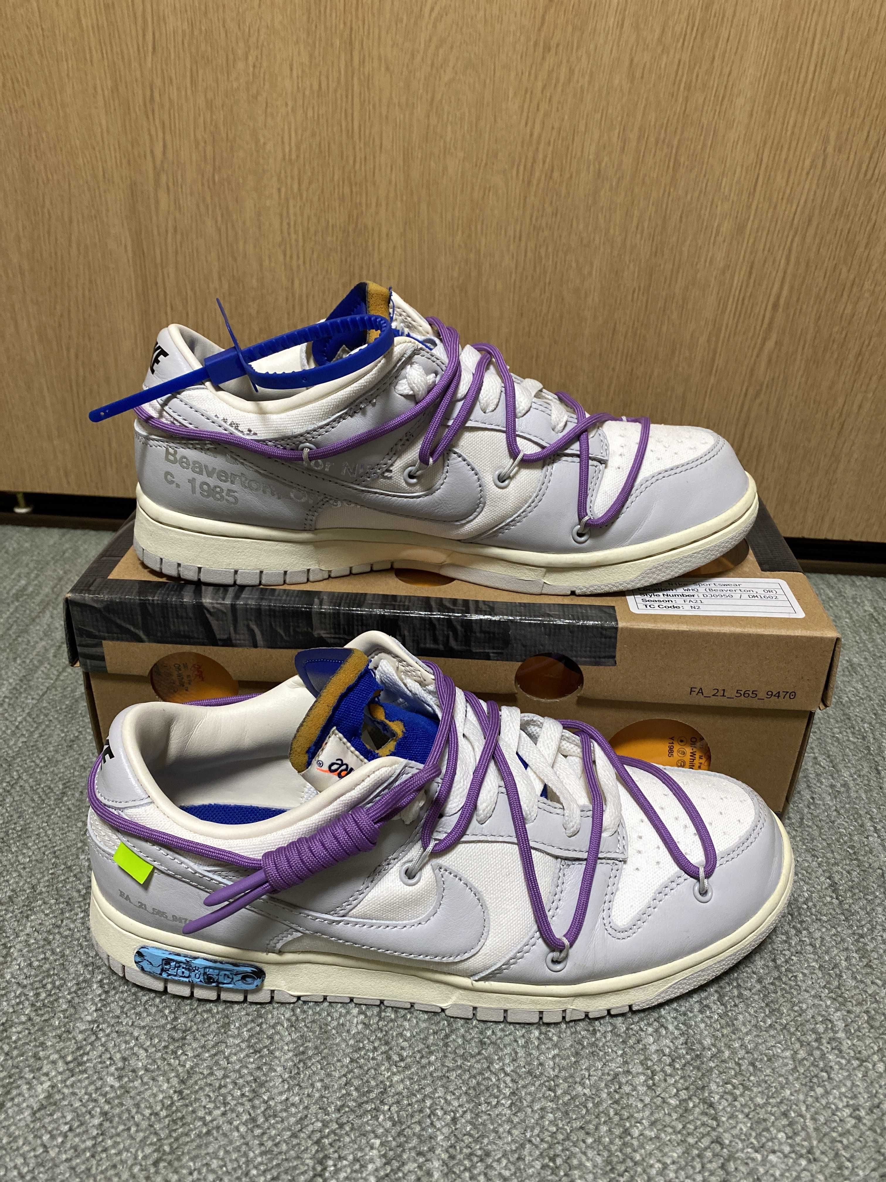 Off-White × Nike Dunk Low 1 of 50 "Lot.48" 