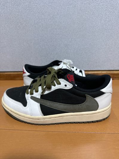 Travis Scott × Nike Women's Air Jordan 1 Low OG "Medium Olive"