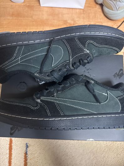Travis Scott × Nike Air Jordan 1 Low OG SP "Black Phantom"