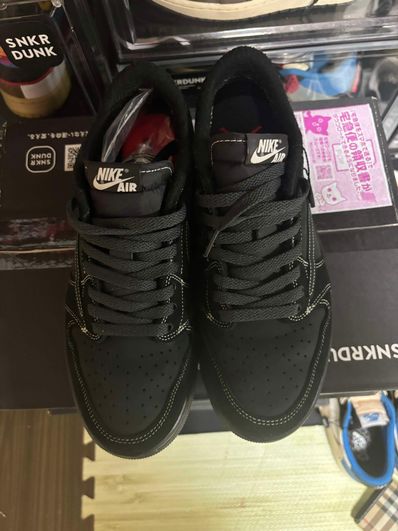 Travis Scott × Nike Air Jordan 1 Low OG SP "Black Phantom"