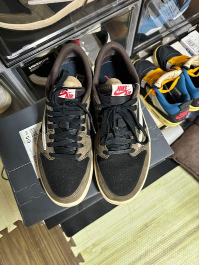 Travis Scott × Nike Air Jordan 1 Low OG SP-T "Black/Dark Mocha"