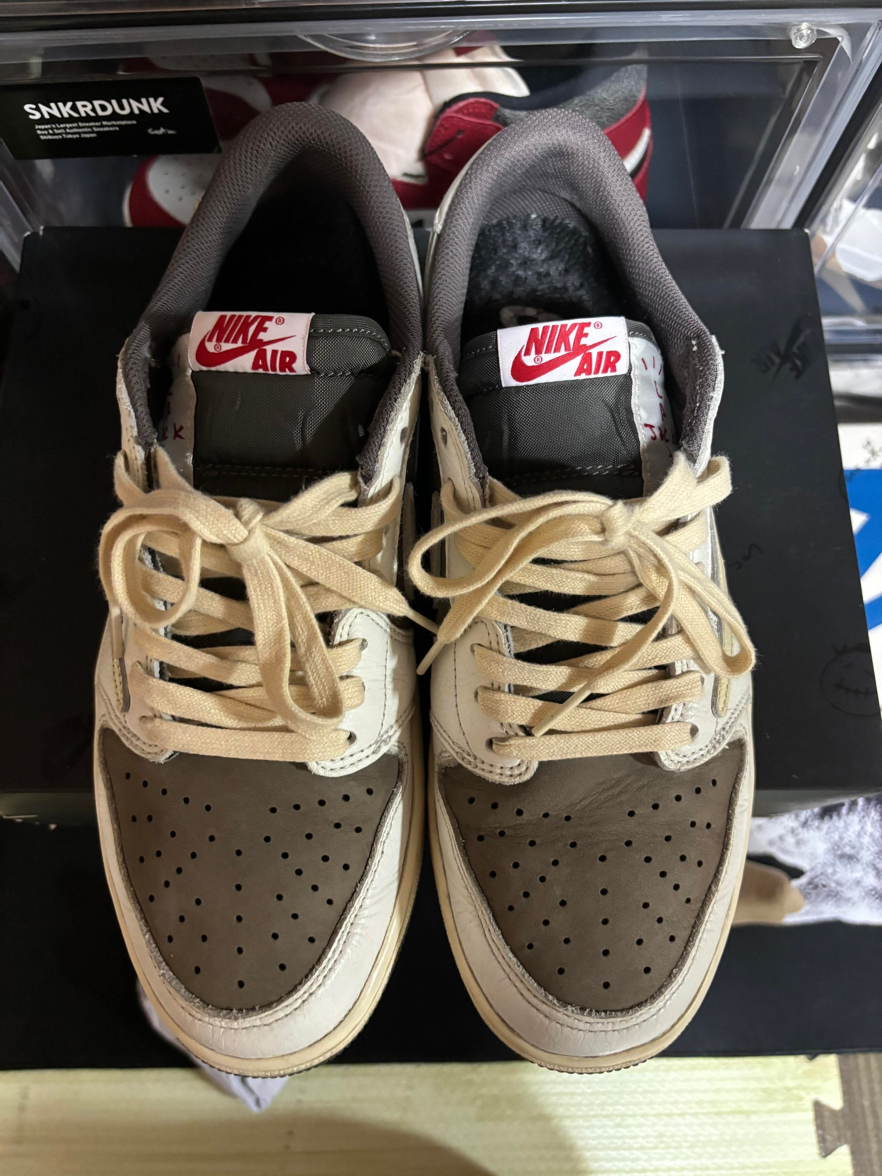 Travis Scott × Nike Air Jordan 1 Low OG SP "Reverse Mocha/Sail and Ridgerock"