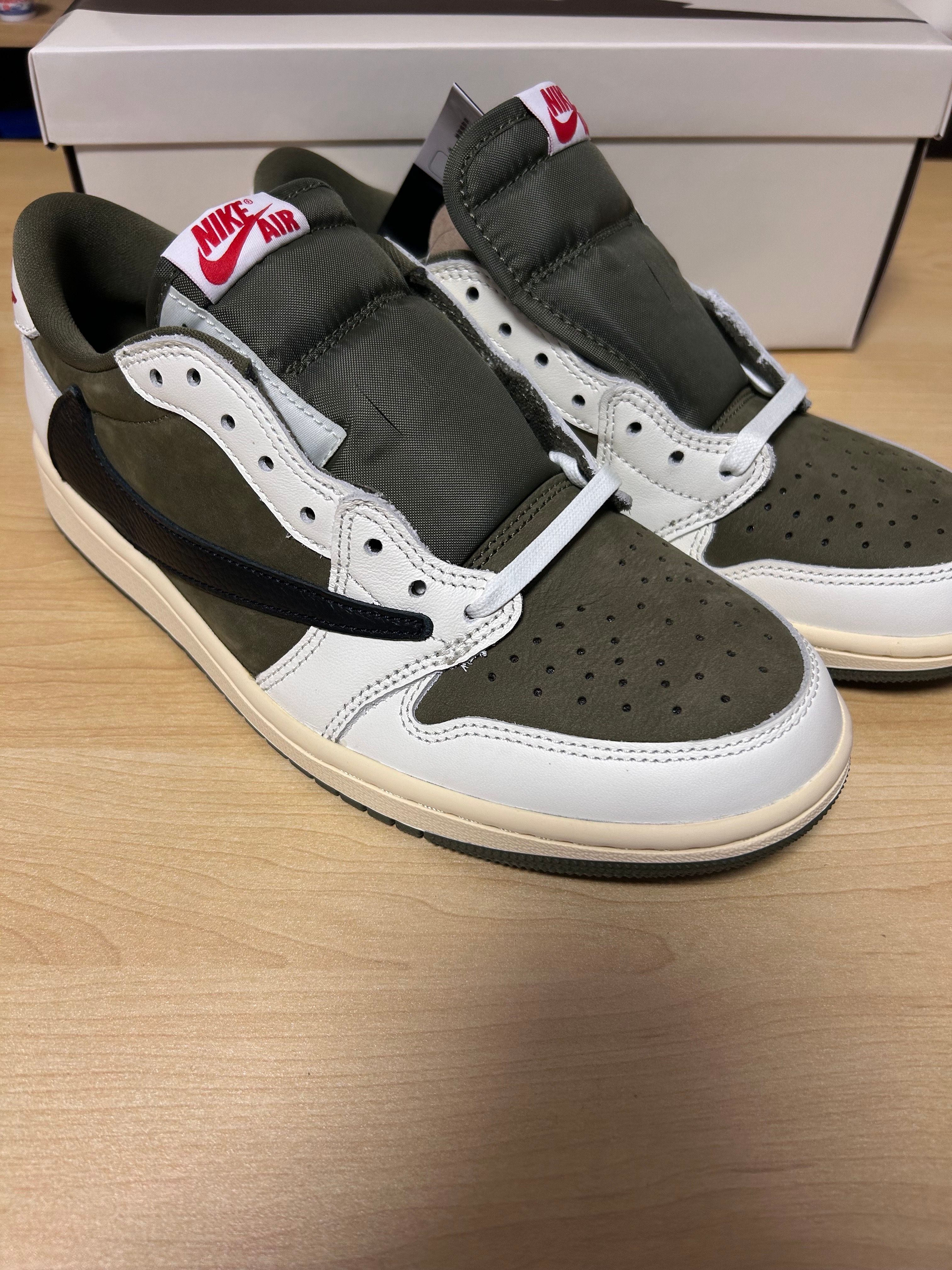 Travis Scott × Nike Air Jordan 1 Low OG SP "Reverse Olive"