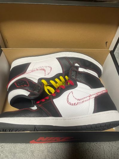 Nike Air Jordan 1 High OG Defiant "Black/Yellow/Gym Red"