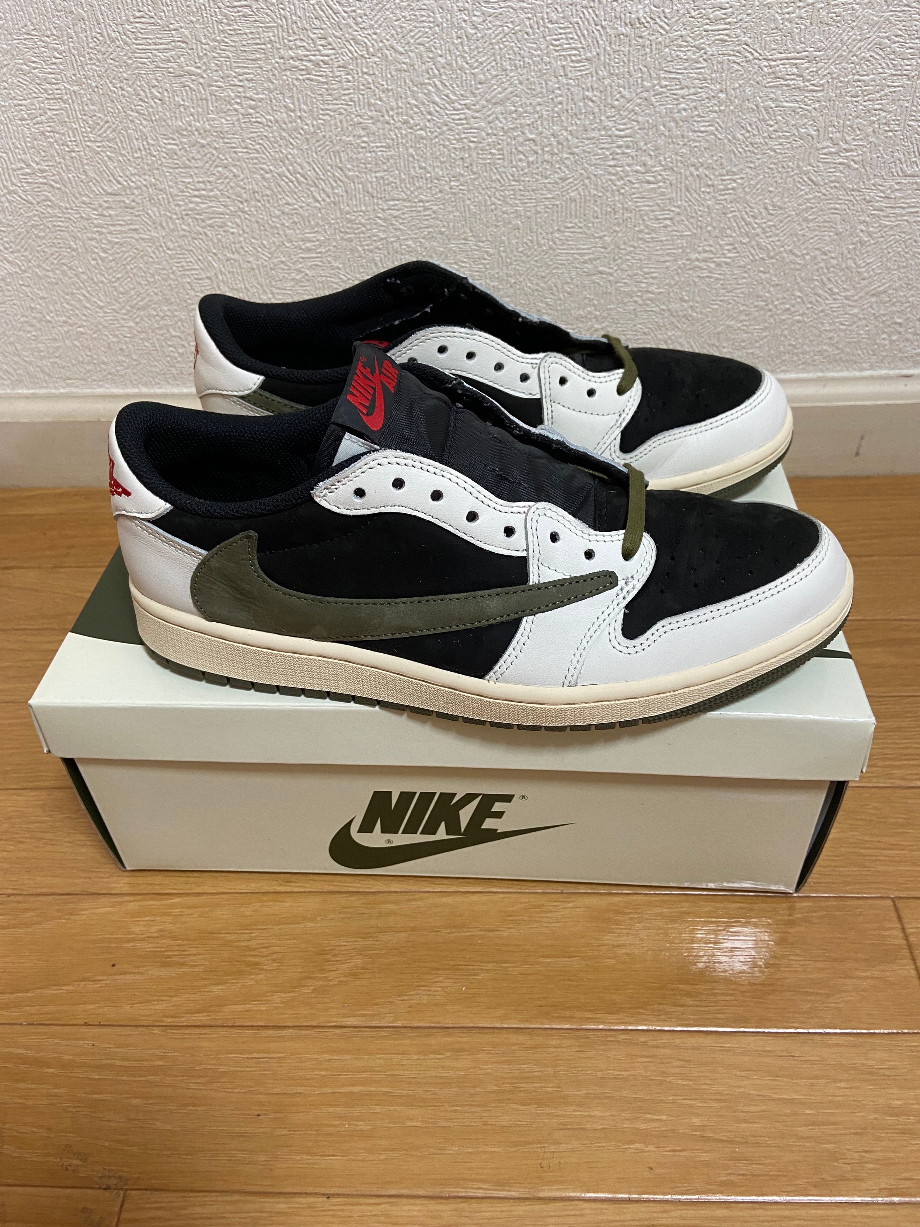 Travis Scott × Nike Women's Air Jordan 1 Low OG "Medium Olive"