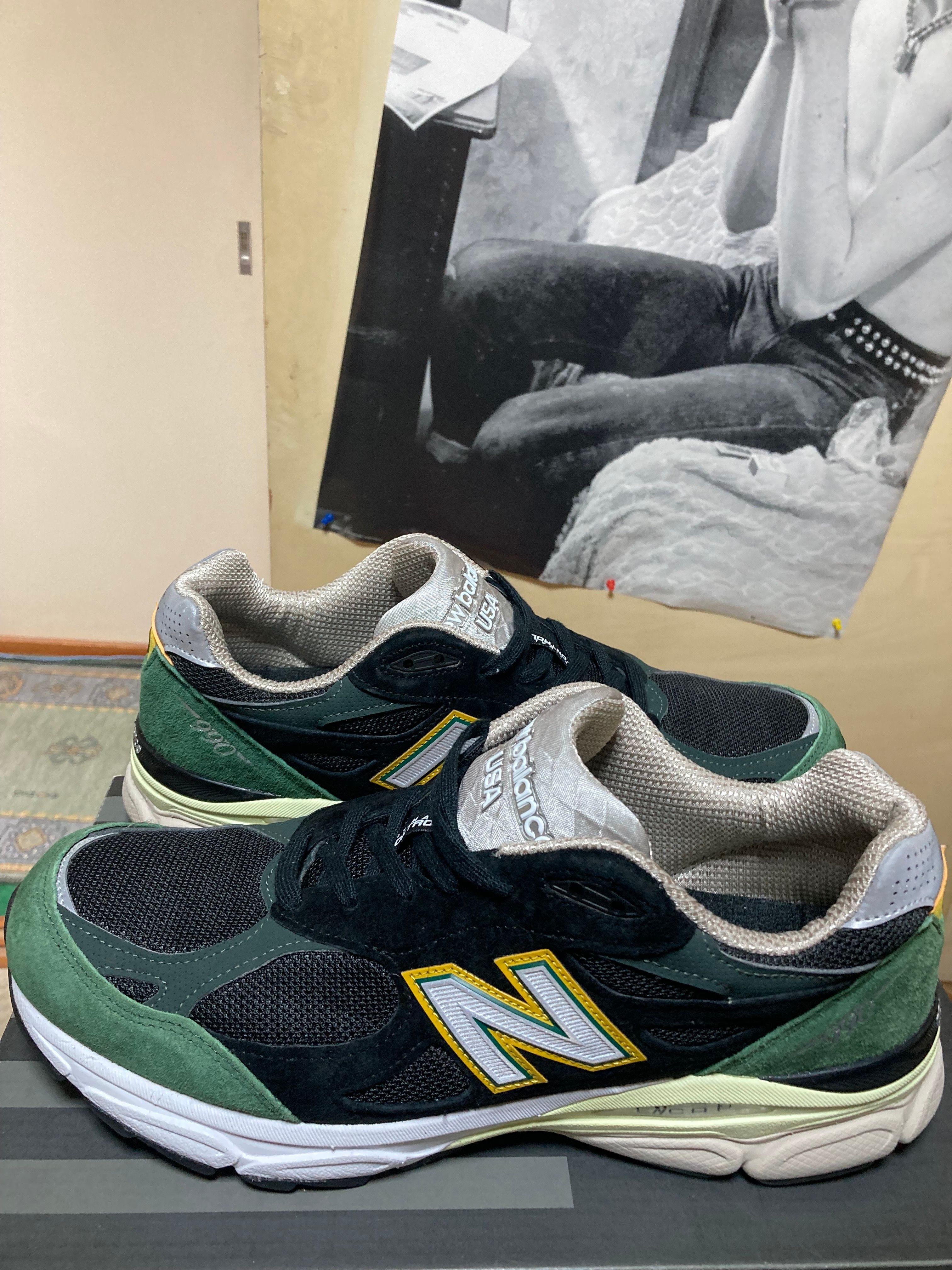 New Balance 990V3 "Black/Green/Yellow"