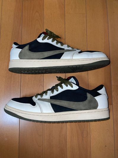 Travis Scott × Nike Women's Air Jordan 1 Low OG "Medium Olive"