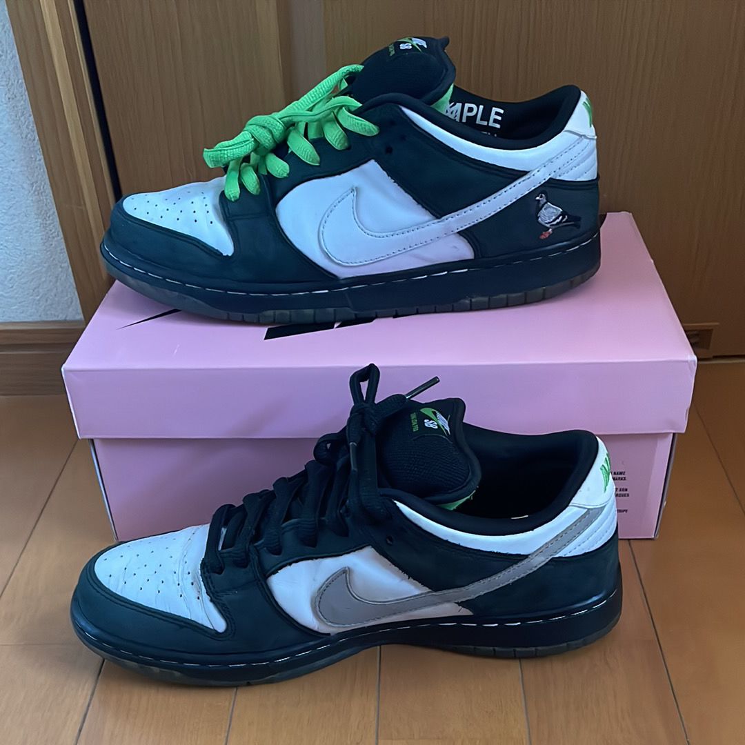 STAPLE × Nike SB Dunk Low "Pigeon Black/White"