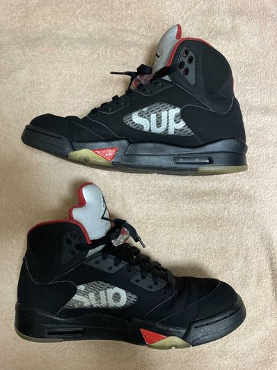 Supreme × Nike Air Jordan 5 Retro "Black"