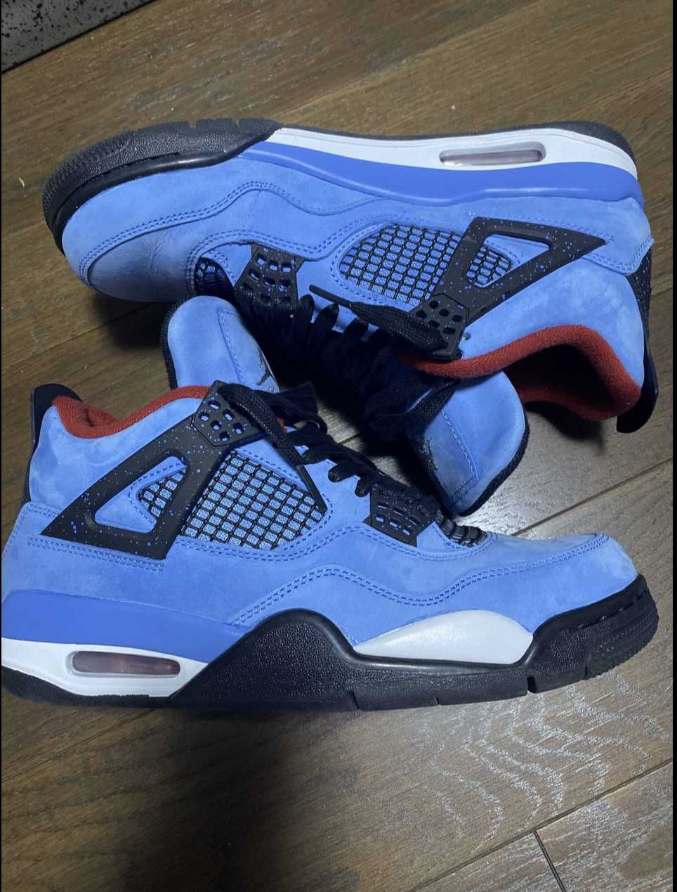 Travis Scott × Nike Air Jordan 4 Retro Cactus Jack "University Blue"