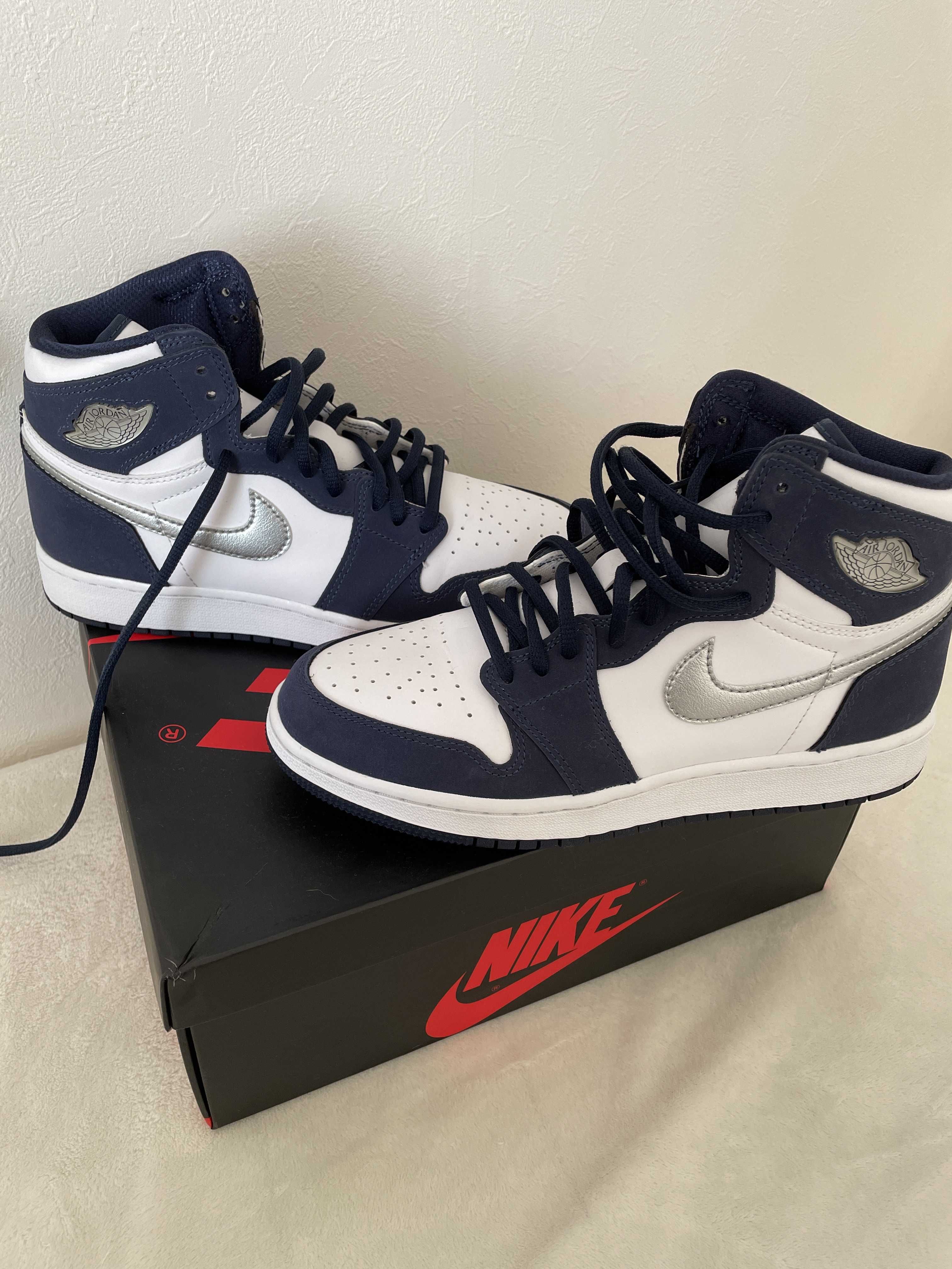 Nike GS Air Jordan 1 High OG CO.JP "Midnight Navy" (2020)(ブリーフケースなし)