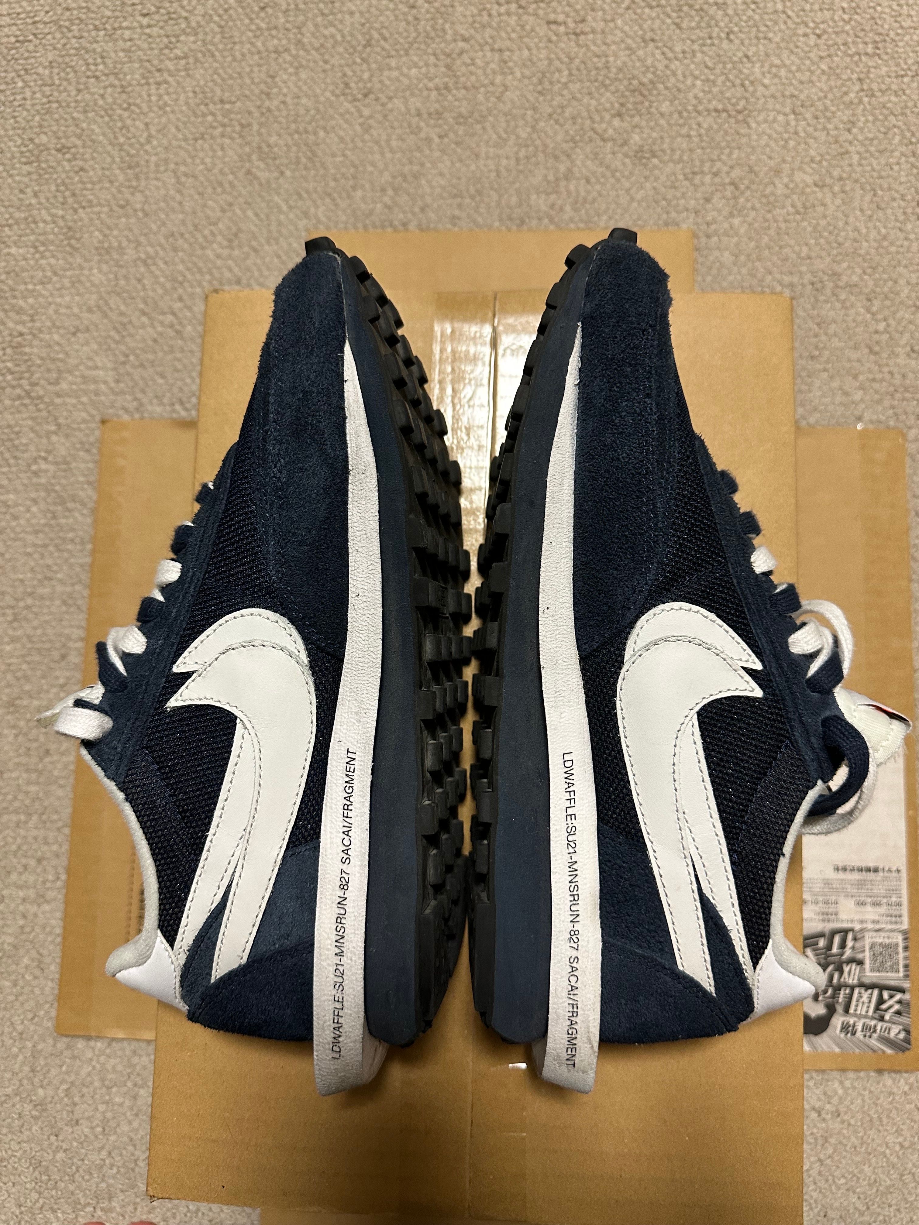 Fragment × sacai × Nike LD Waffle "Blackended Blue"