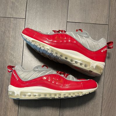 Supreme × Nike Air Max 98 "Varsity Red/Reflect Silver"