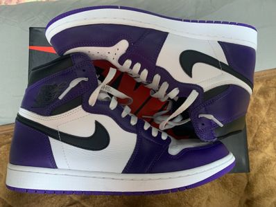 Nike Air Jordan 1 Retro High OG "Court Purple White/Black" (2020)
