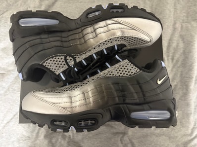 Palace Skateboards × Nike Air Max 95 Big Bubble "Metallic Silver/Aluminum"