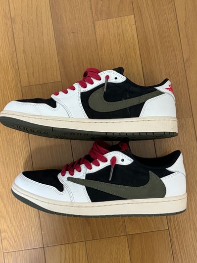 Travis Scott × Nike Women's Air Jordan 1 Low OG "Medium Olive"