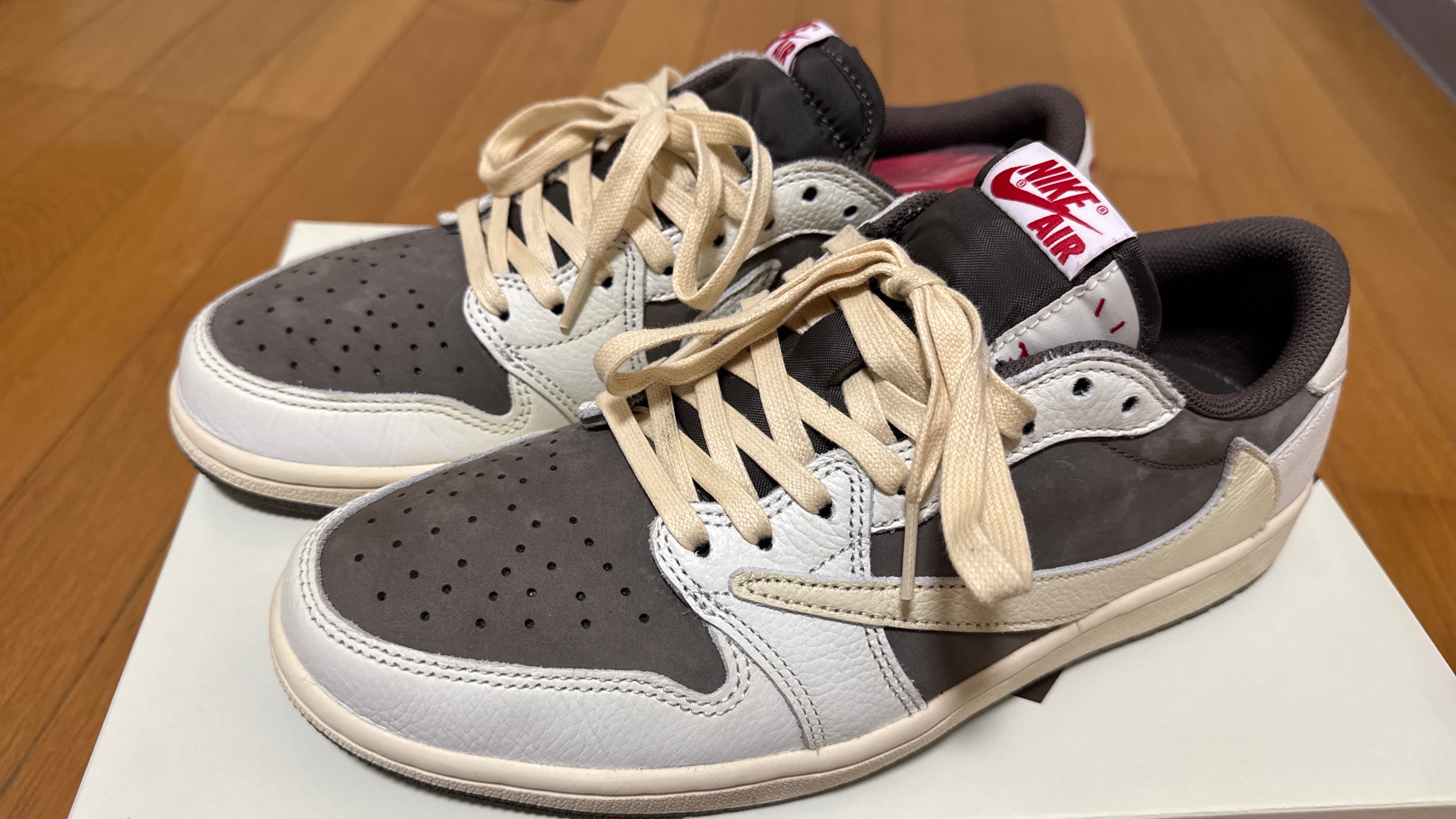 Travis Scott × Nike Air Jordan 1 Low OG SP "Reverse Mocha/Sail and Ridgerock"