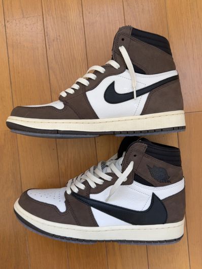 Travis Scott × Nike Air Jordan 1 Retro High OG TS SP "Sail/Dark Mocha"