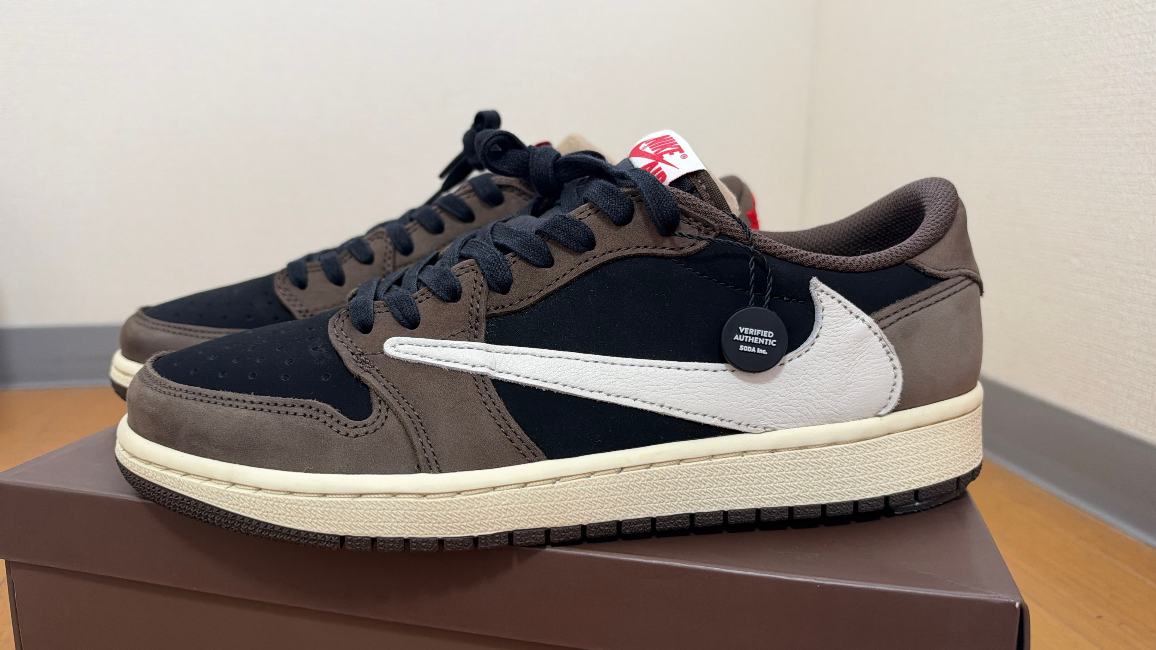 Travis Scott × Nike Air Jordan 1 Low OG SP-T  "Black/Dark Mocha"