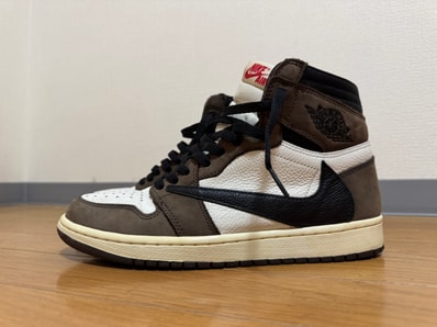 Travis Scott × Nike Air Jordan 1 Retro High OG TS SP "Sail/Dark Mocha"