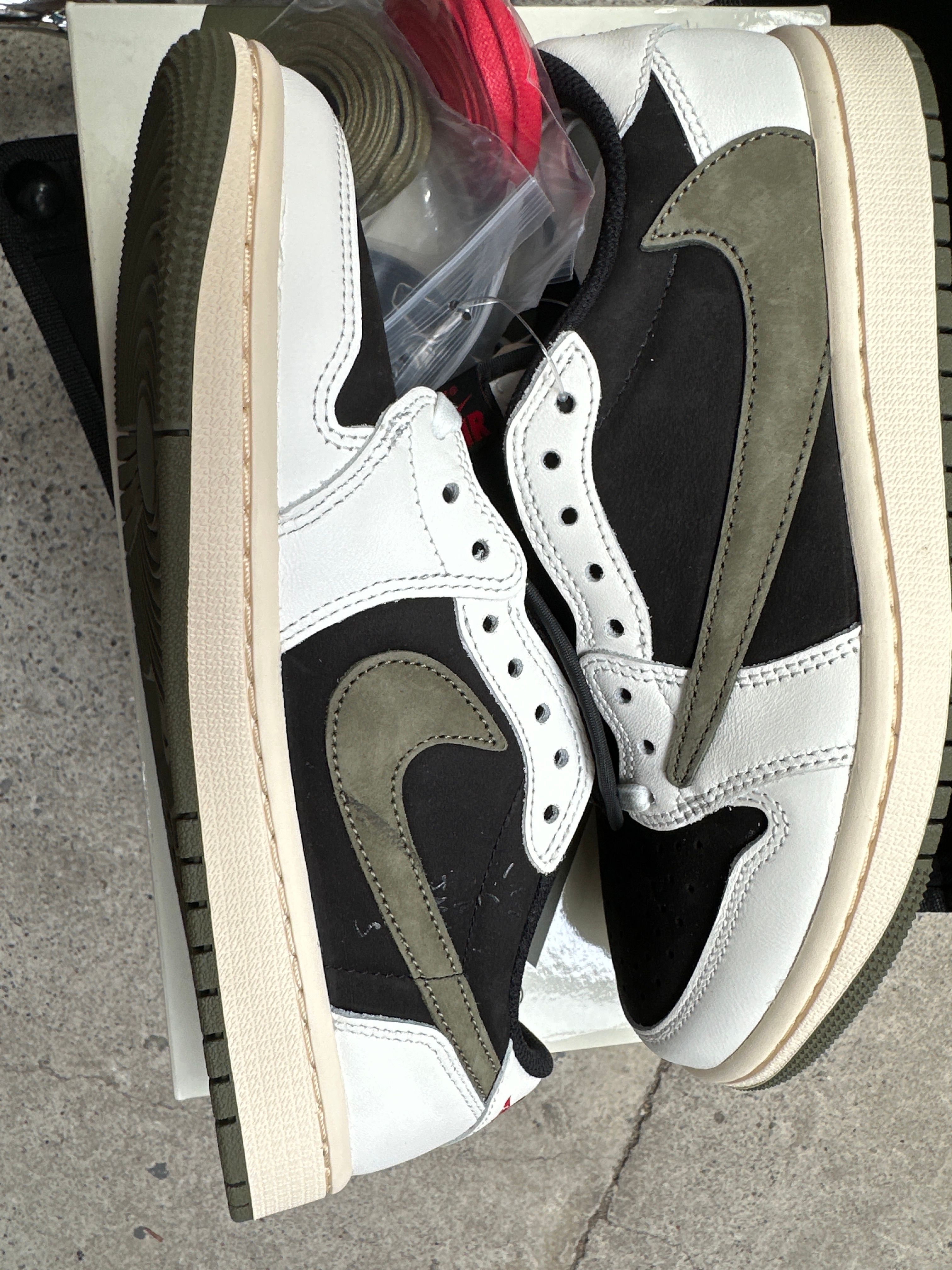 Travis Scott × Nike Women's Air Jordan 1 Low OG "Medium Olive"