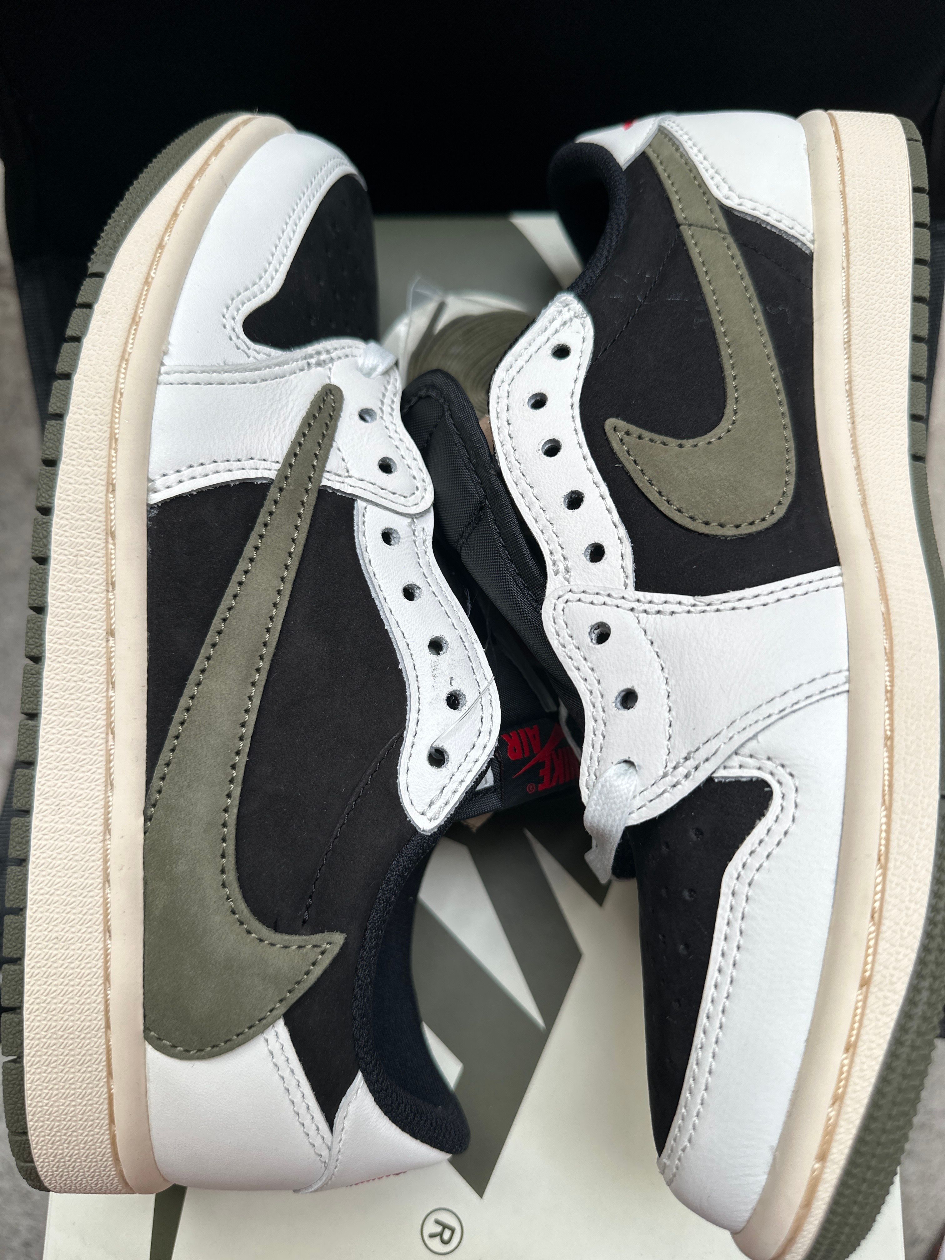 Travis Scott × Nike Women's Air Jordan 1 Low OG "Medium Olive"