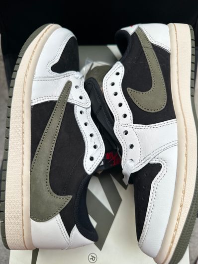 Travis Scott × Nike Women's Air Jordan 1 Low OG "Medium Olive"