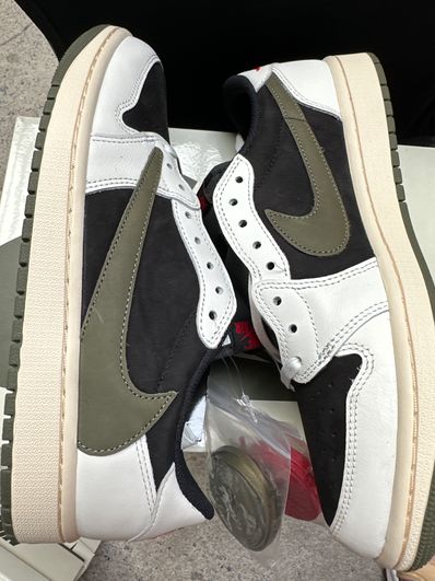Travis Scott × Nike Women's Air Jordan 1 Low OG "Medium Olive"